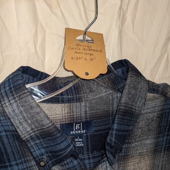 SOLD! Carrie Underwood Concert Plaid Flannel Shirt Hand Crafted Upcycled - Picture 5 of 10